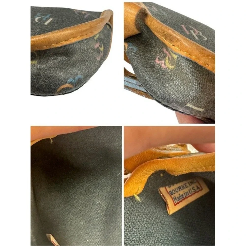 Ultra Rare Find Complete Vintage 3 Piece Matching Dooney & Bourke Set